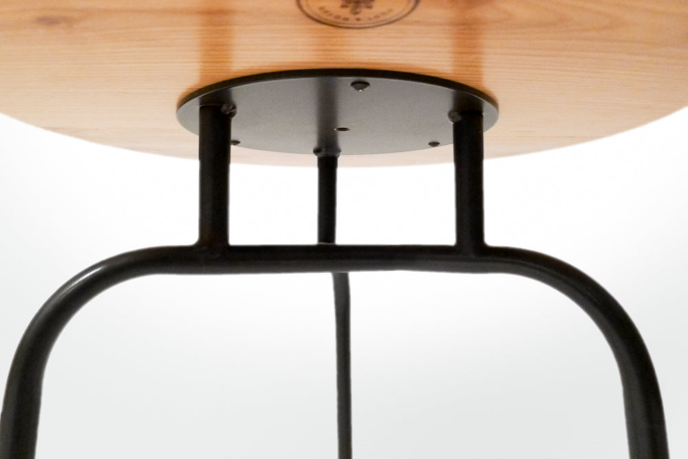Yuri midcentury modern Accent Table by Hunt & Noyer handmade in Michigan